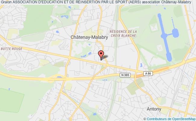 plan association Association D'education Et De RÉinsertion Par Le Sport (aers) Châtenay-Malabry