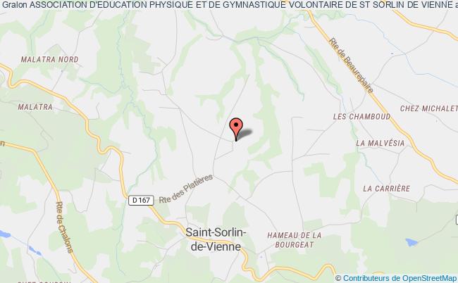 plan association Association D'education Physique Et De Gymnastique Volontaire De St Sorlin De Vienne Saint-Sorlin-de-Vienne