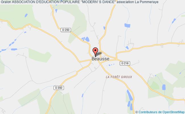plan association Association D'education Populaire ''modern' S Dance'' Mauges-sur-Loire