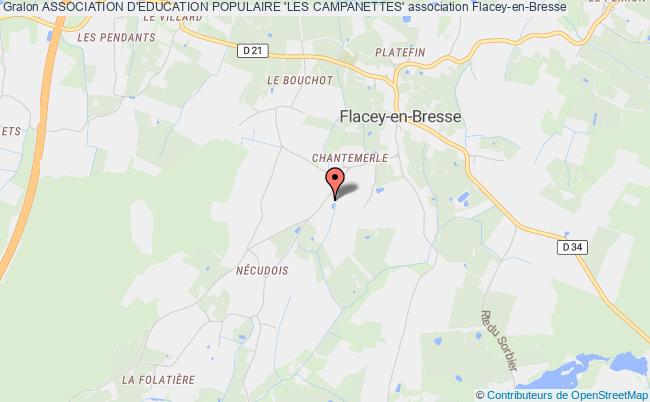 plan association Association D'education Populaire 'les Campanettes' Flacey-en-Bresse