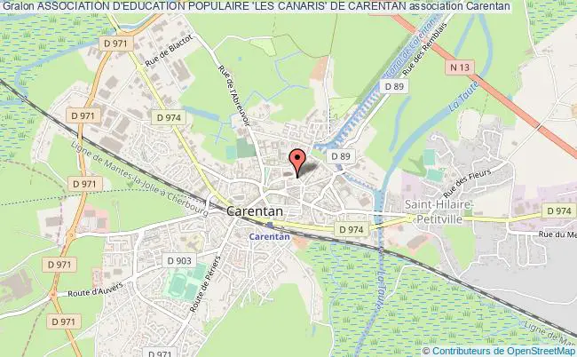 ASSOCIATION D'EDUCATION POPULAIRE 'LES CANARIS' DE CARENTAN