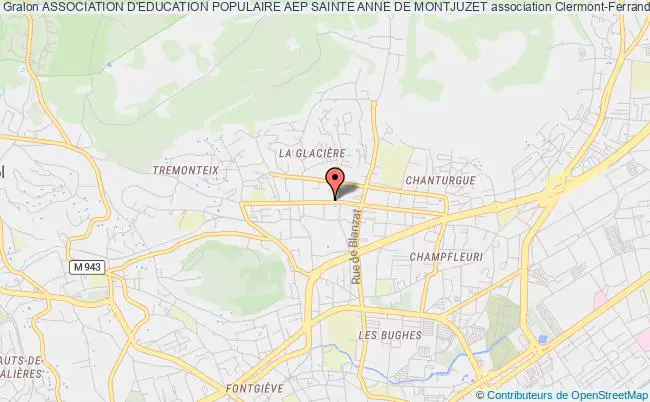 plan association Association D'education Populaire Aep Sainte Anne De Montjuzet Clermont-Ferrand