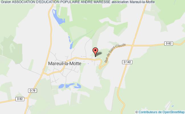 plan association Association D'education Populaire Andre Maresse Mareuil-la-Motte