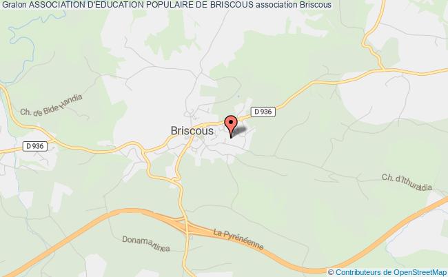 plan association Association D'education Populaire De Briscous Briscous