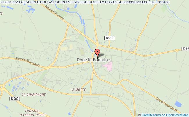 plan association Association D'Éducation Populaire De DouÉ-la Fontaine Doué-en-Anjou