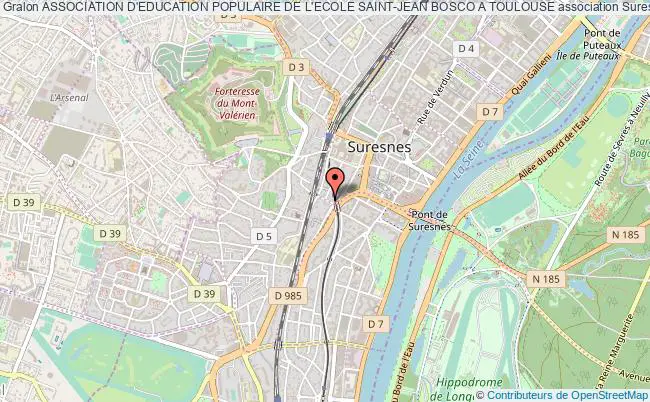 plan association Association D'education Populaire De L'ecole Saint-jean Bosco A Toulouse Suresnes