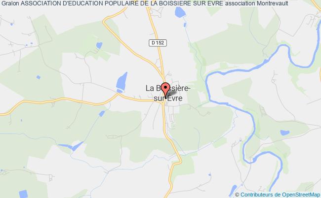 plan association Association D'education Populaire De La Boissiere Sur Evre Montrevault-sur-Èvre