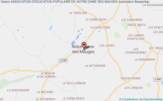plan association Association D'education Populaire De Notre Dame Des Mauges Jallais