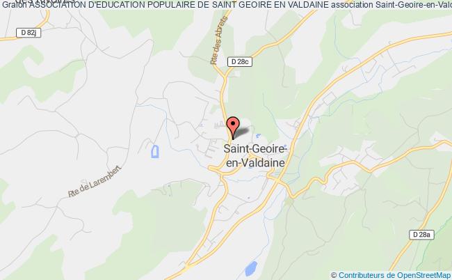 ASSOCIATION D'EDUCATION POPULAIRE DE SAINT GEOIRE EN VALDAINE