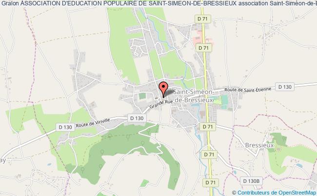 ASSOCIATION D'EDUCATION POPULAIRE DE SAINT-SIMEON-DE-BRESSIEUX