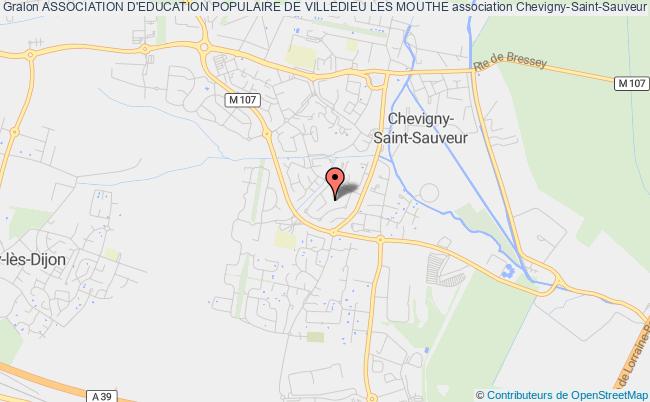 plan association Association D'education Populaire De Villedieu Les Mouthe Chevigny-Saint-Sauveur