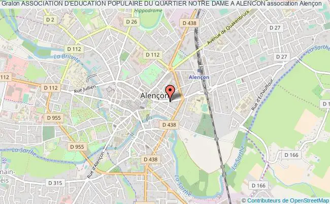 plan association Association D'education Populaire Du Quartier Notre Dame A Alencon Alençon