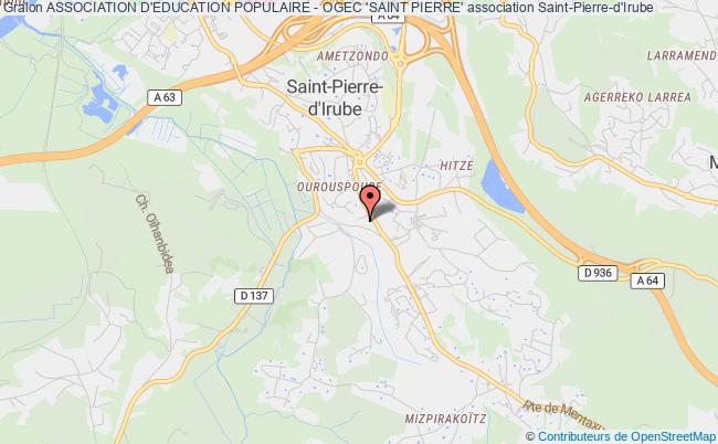plan association Association D'education Populaire - Ogec 'saint Pierre' Saint-Pierre-d'Irube