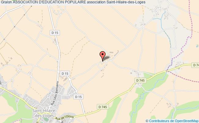 plan association Association D'education Populaire Saint-Hilaire-des-Loges