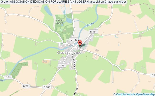 plan association Association D'Éducation Populaire Saint Joseph Chazé-sur-Argos