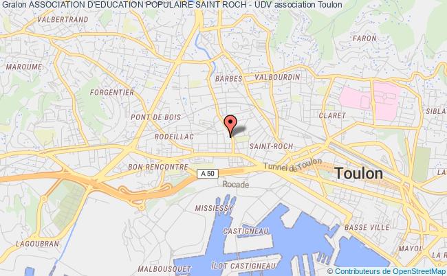 plan association Association D'education Populaire Saint Roch - Udv Toulon