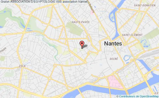 plan association Association D'egyptologie Isis Nantes