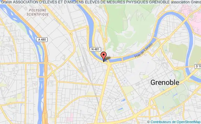 plan association Association D'eleves Et D'anciens Eleves De Mesures Physiques Grenoble Grenoble