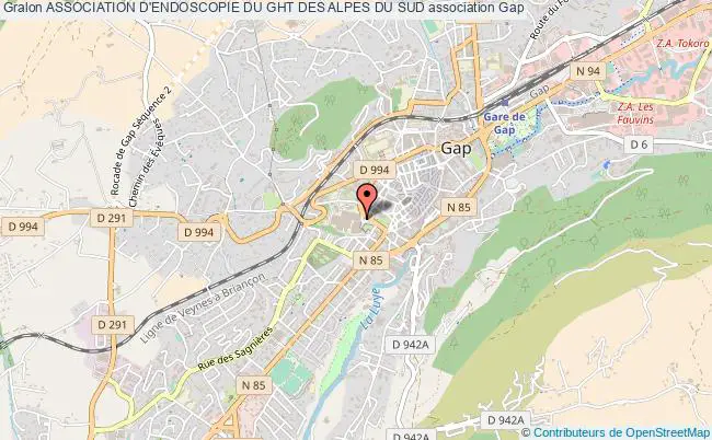 plan association Association D'endoscopie Du Ght Des Alpes Du Sud Gap