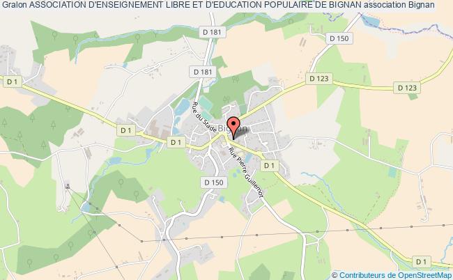 ASSOCIATION D'ENSEIGNEMENT LIBRE ET D'EDUCATION POPULAIRE DE BIGNAN