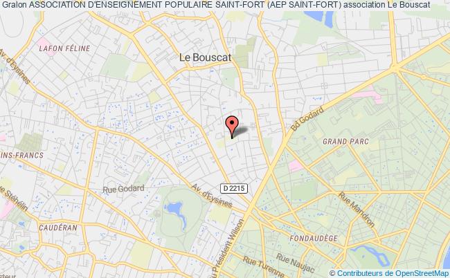plan association Association D'enseignement Populaire Saint-fort (aep Saint-fort) Le    Bouscat