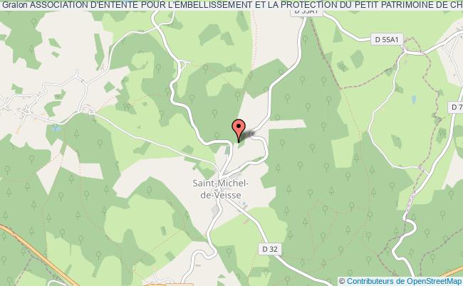 plan association Association D'entente Pour L'embellissement Et La Protection Du Petit Patrimoine De Chasselines Saint-Michel-de-Veisse