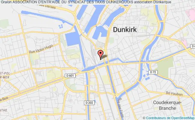 plan association Association D'entr'aide Du Syndicat Des Taxis Dunkerquois Dunkerque