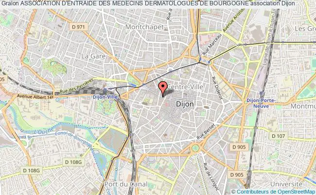 plan association Association D'entraide Des Medecins Dermatologues De Bourgogne Dijon