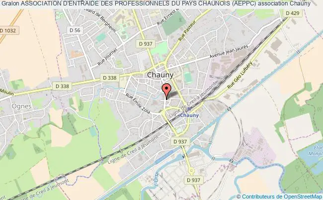 plan association Association D'entraide Des Professionnels Du Pays Chaunois (aeppc) Chauny