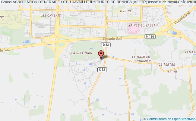 plan association Association D'entraide Des Travailleurs Turcs De Rennes (aettr) Noyal-Châtillon-sur-Seiche