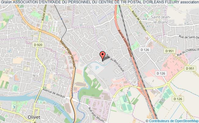 ASSOCIATION D'ENTRAIDE DU PERSONNEL DU CENTRE DE TRI POSTAL D'ORLEANS FLEURY