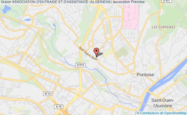 plan association Association D'entraide Et D'assistance (algeriens) Pontoise