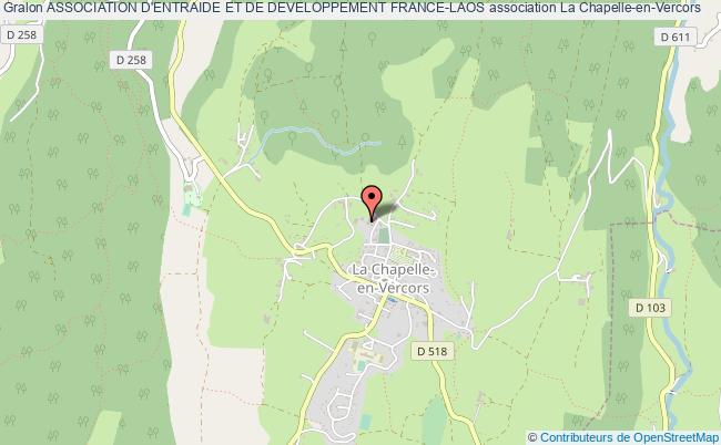 plan association Association D'entraide Et De Developpement France-laos La Chapelle-en-Vercors