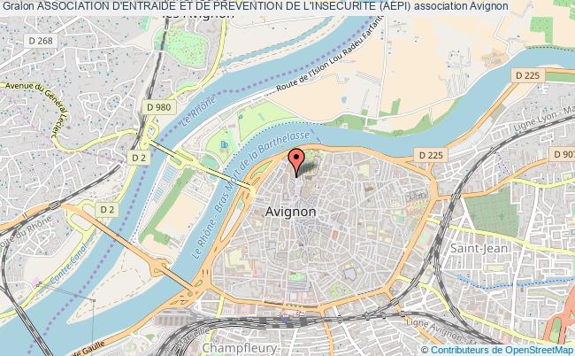 plan association Association D'entraide Et De Prevention De L'insecurite (aepi) Avignon
