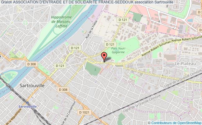 plan association Association D'entraide Et De Solidarite France-seddouk Sartrouville