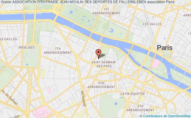 plan association Association D'entraide Jean Moulin Des Deportes De Fallersleben Paris