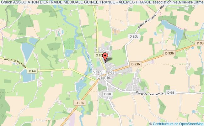 plan association Association D'entraide Medicale Guinee France - Ademeg France Neuville-les-Dames