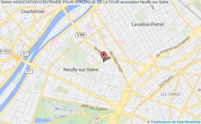 plan association Association D'entraide Pour Gonzague De La Tour Neuilly-sur-Seine
