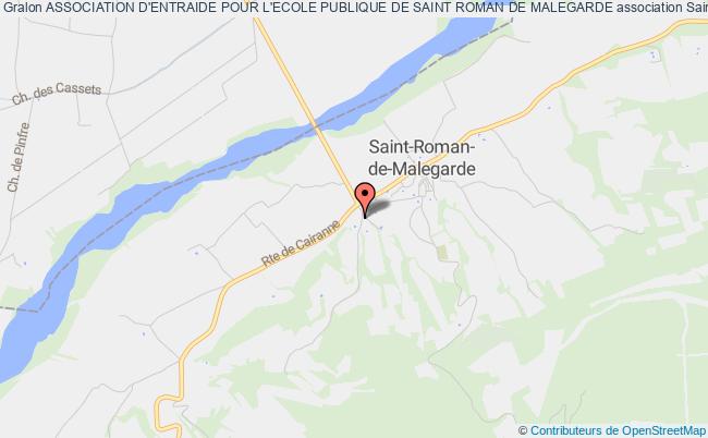 plan association Association D'entraide Pour L'ecole Publique De Saint Roman De Malegarde Saint-Roman-de-Malegarde