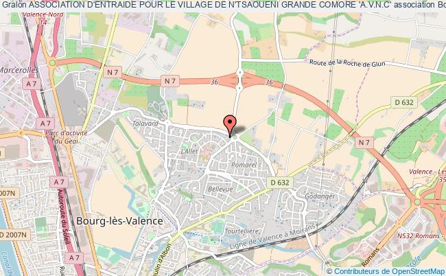plan association Association D'entraide Pour Le Village De N'tsaoueni Grande Comore 'a.v.n.c' Bourg-lès-Valence