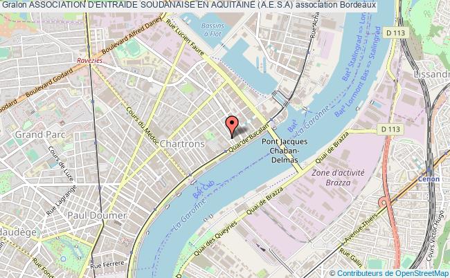 plan association Association D'entraide Soudanaise En Aquitaine (a.e.s.a) Bordeaux
