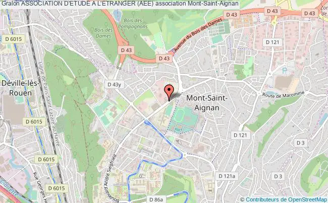 plan association Association D'etude A L'etranger (aee) Mont-Saint-Aignan