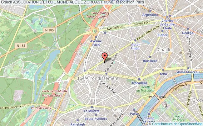 plan association Association D'etude Mondiale De Zoroastrisme Paris