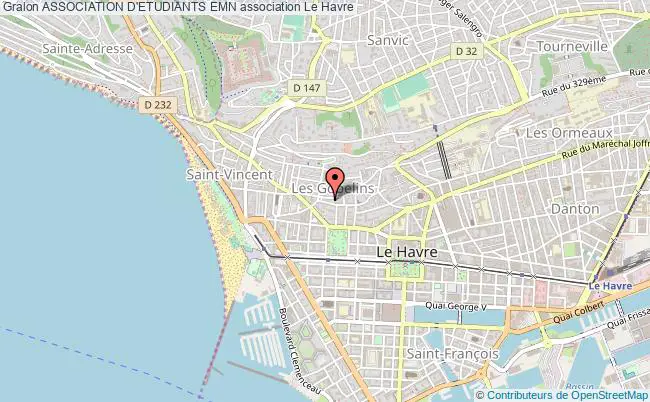 plan association Association D'etudiants Emn Le Havre