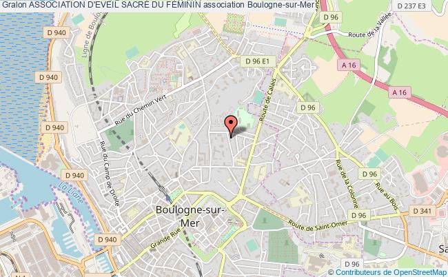 plan association Association D'eveil SacrÉ Du FÉminin Boulogne-sur-Mer