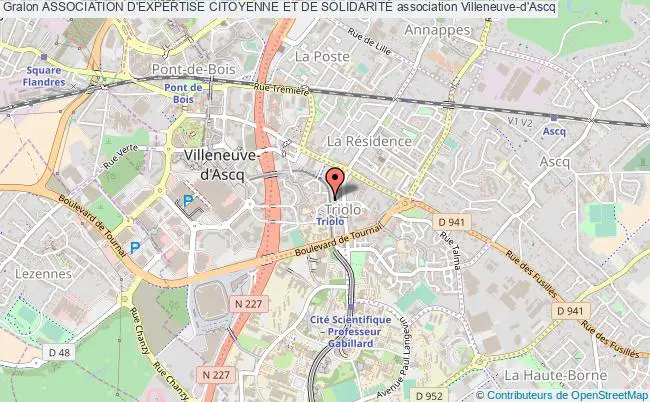 plan association Association D'expertise Citoyenne Et De SolidaritÉ Villeneuve-d'Ascq