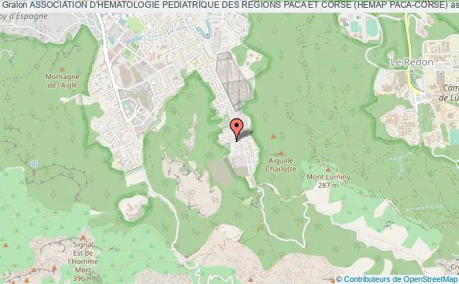 plan association Association D'hematologie Pediatrique Des Regions Paca Et Corse (hemap Paca-corse) Marseille 9
