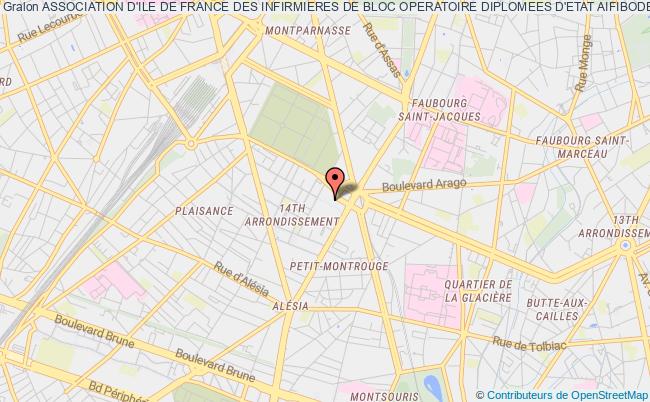 ASSOCIATION D'ILE DE FRANCE DES INFIRMIERES DE BLOC OPERATOIRE DIPLOMEES D'ETAT AIFIBODE