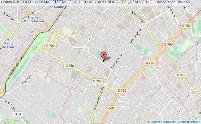 plan association Association D'imagerie Medicale Du Versant Nord-est (a.i.m.v.e.n.e .) Roubaix