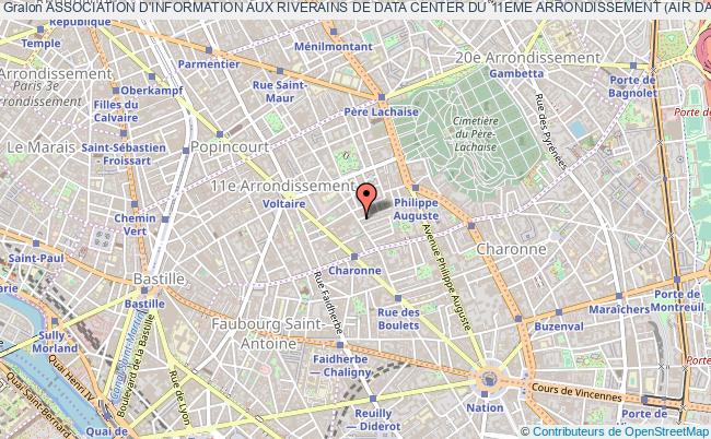 plan association Association D'information Aux Riverains De Data Center Du 11eme Arrondissement (air Data Center 11) Paris